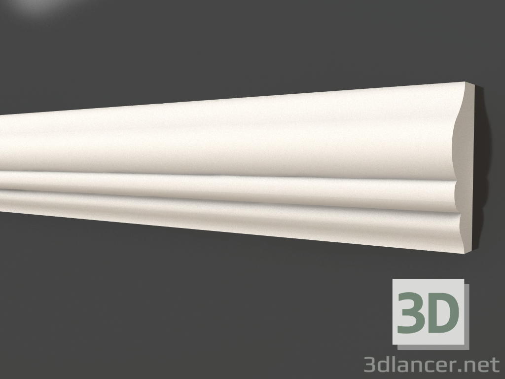 3d model Plaster molding LG 009 4 (35x15) - preview