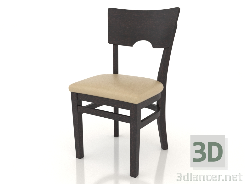 3D modeli York sandalyesi (Wenge) - önizleme