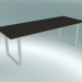 3d model Mesa 70/70, 225x90cm (negro, blanco) - vista previa