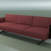 3D Modell 3-Sitzer-Sofa 5243 (H-Beine, Wenge) - Vorschau