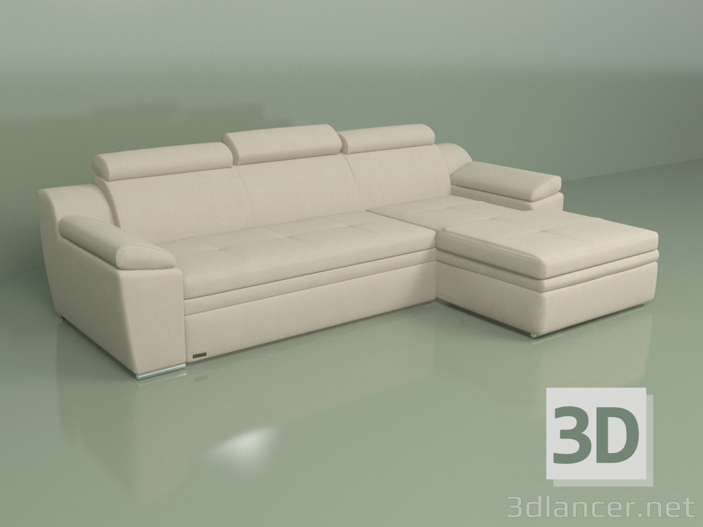 3d model Sofá rinconera Nelson - vista previa