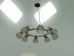 Lustre suspenso Mateo 70119-8 (preto)