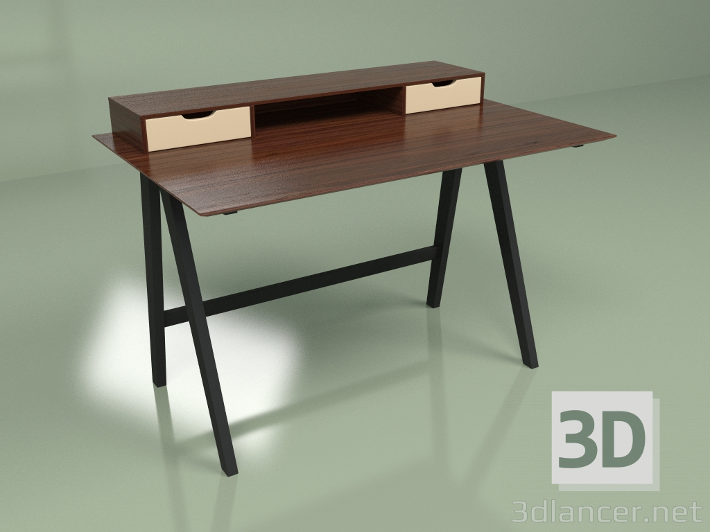 modèle 3D Bureau Ivoire - preview