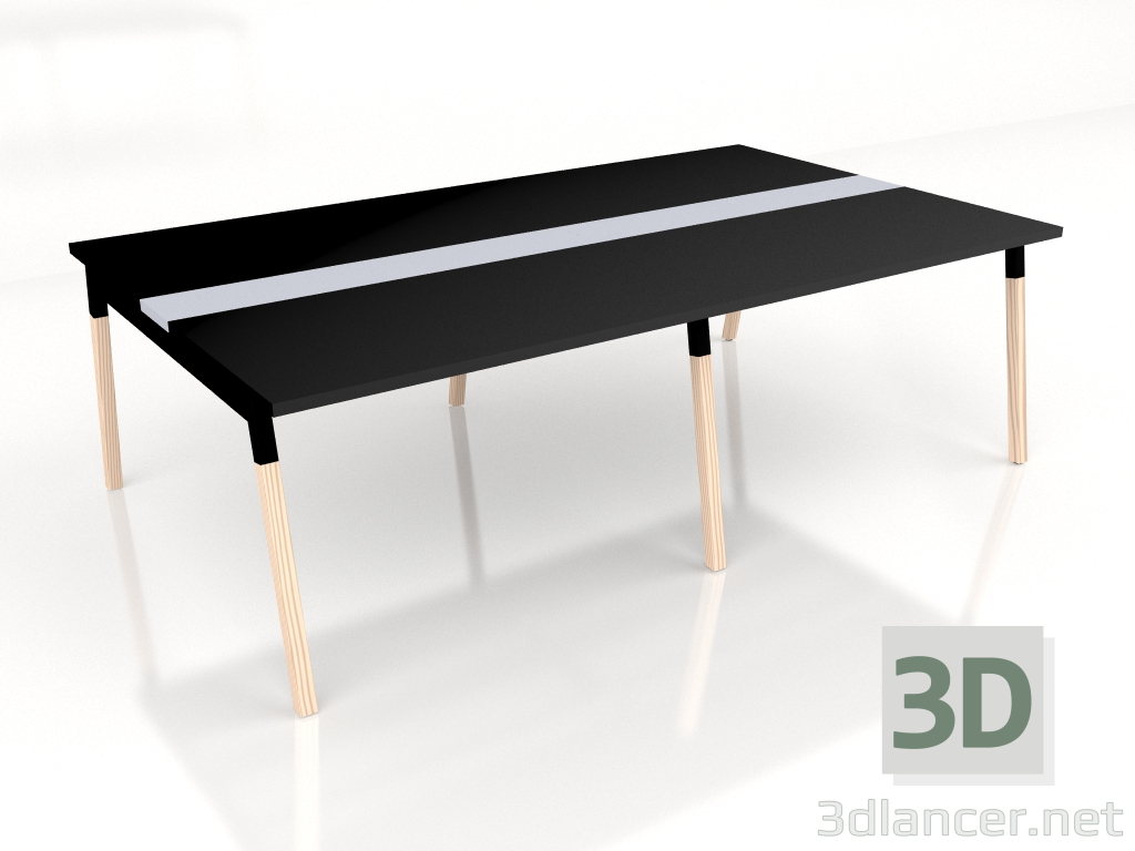 Modelo 3d Mesa de negociação Ogi W Conference SW42+SW42L (2400x1410) - preview