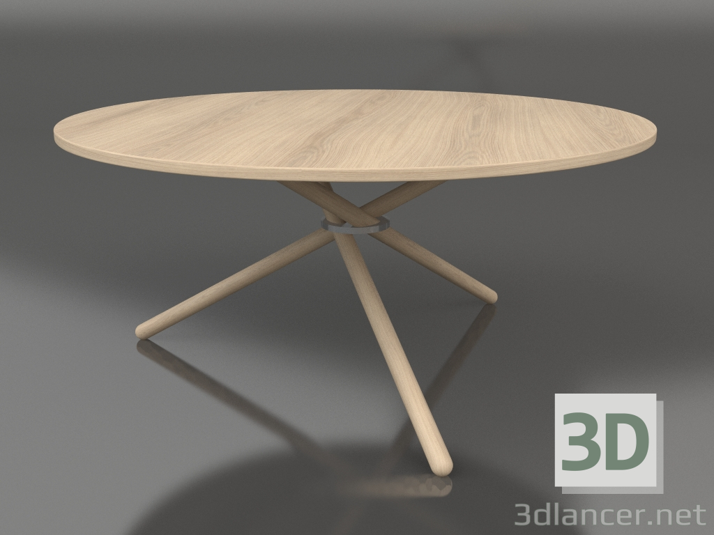 modèle 3D Table basse Edda (Chêne clair, Chêne clair) - preview