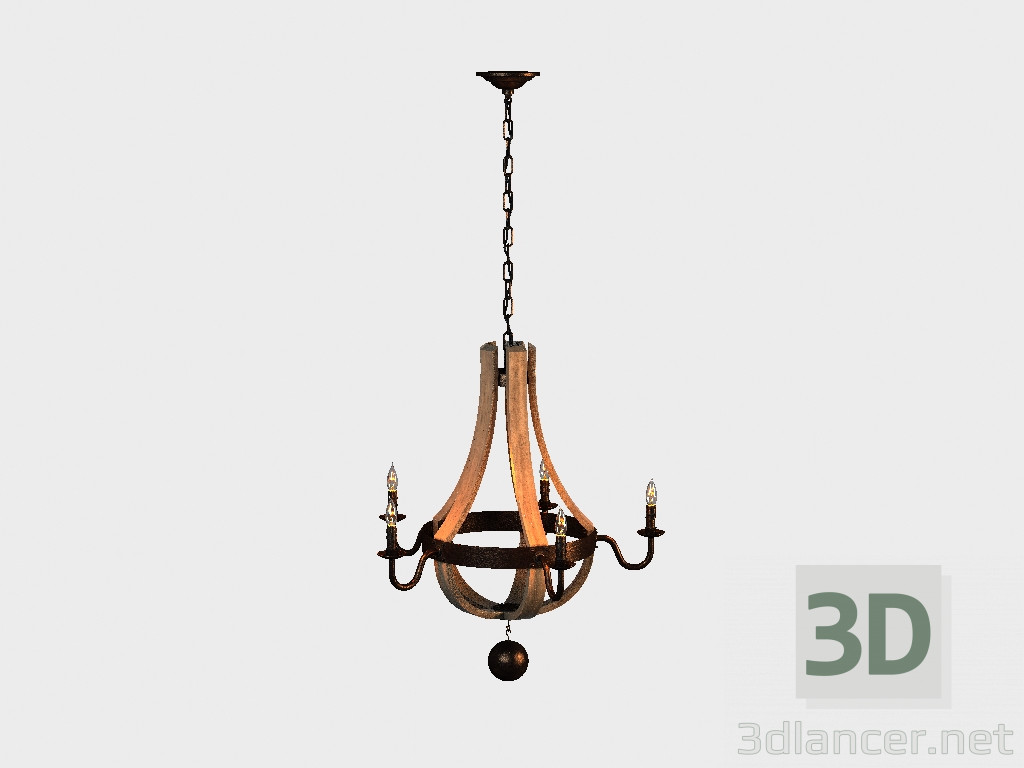 3d model Chandelier Chandelier (CH029-5-LRR) - preview