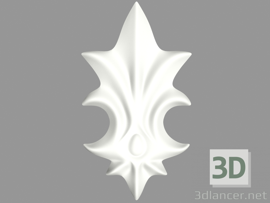 Modelo 3d Decoração da parede (F42a) - preview