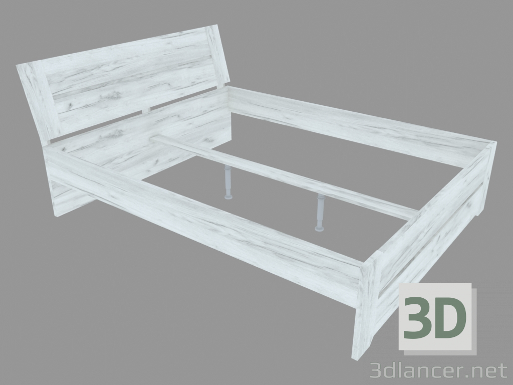 3d model Cama 160 (TIPO 92) - vista previa