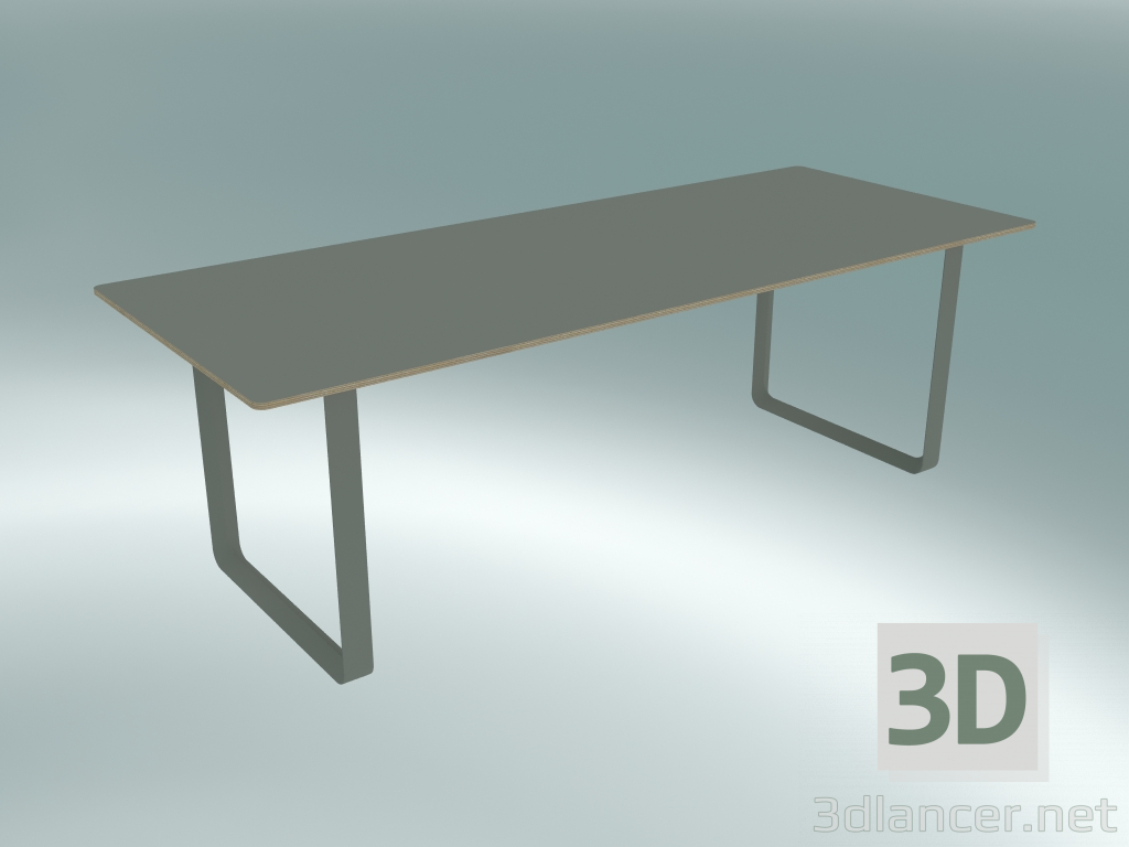 3d model Table 70/70, 225x90cm (Gray) - preview