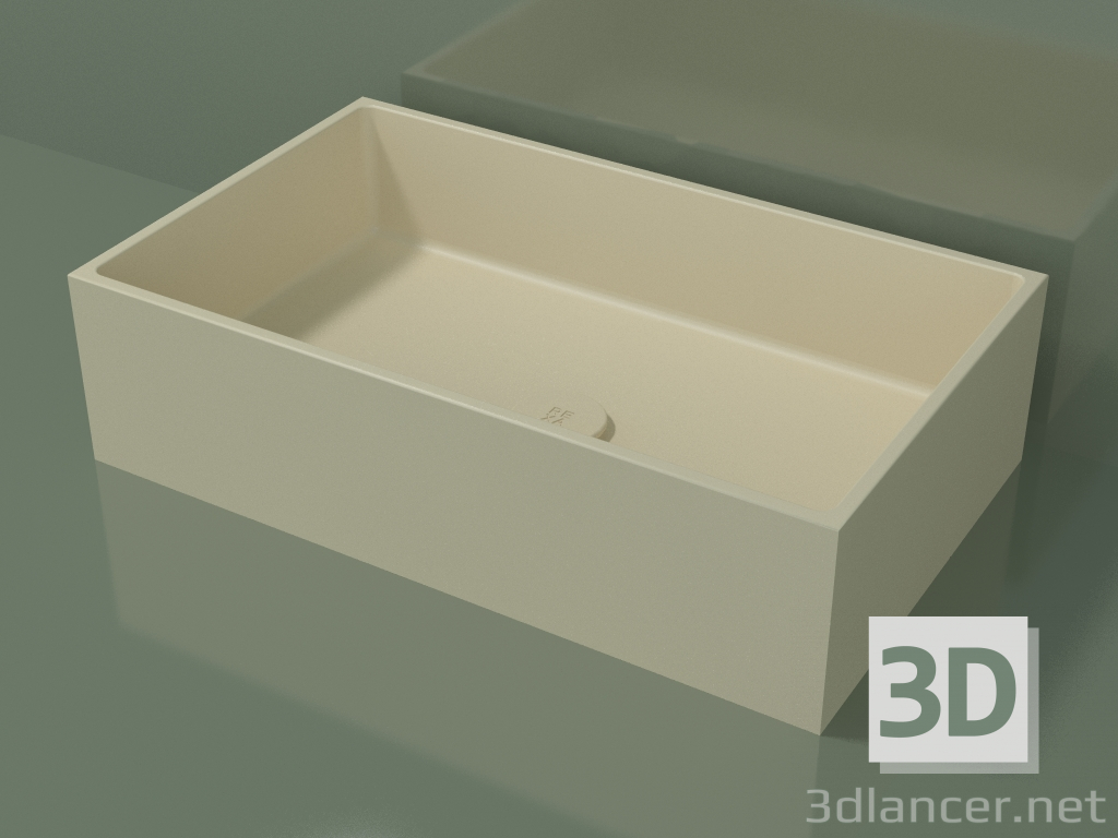 3d model Lavabo sobre encimera (01UN31101, Bone C39, L 60, P 36, H 16 cm) - vista previa