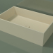 3d model Lavabo sobre encimera (01UN31101, Bone C39, L 60, P 36, H 16 cm) - vista previa