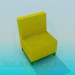 modèle 3D Fauteuil sans accoudoirs - preview