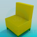 modèle 3D Fauteuil sans accoudoirs - preview