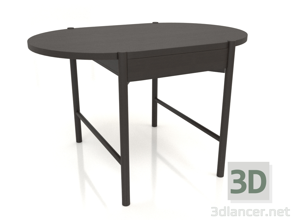 3d model Mesa de comedor DT 09 (1200x820x754, madera marrón oscuro) - vista previa