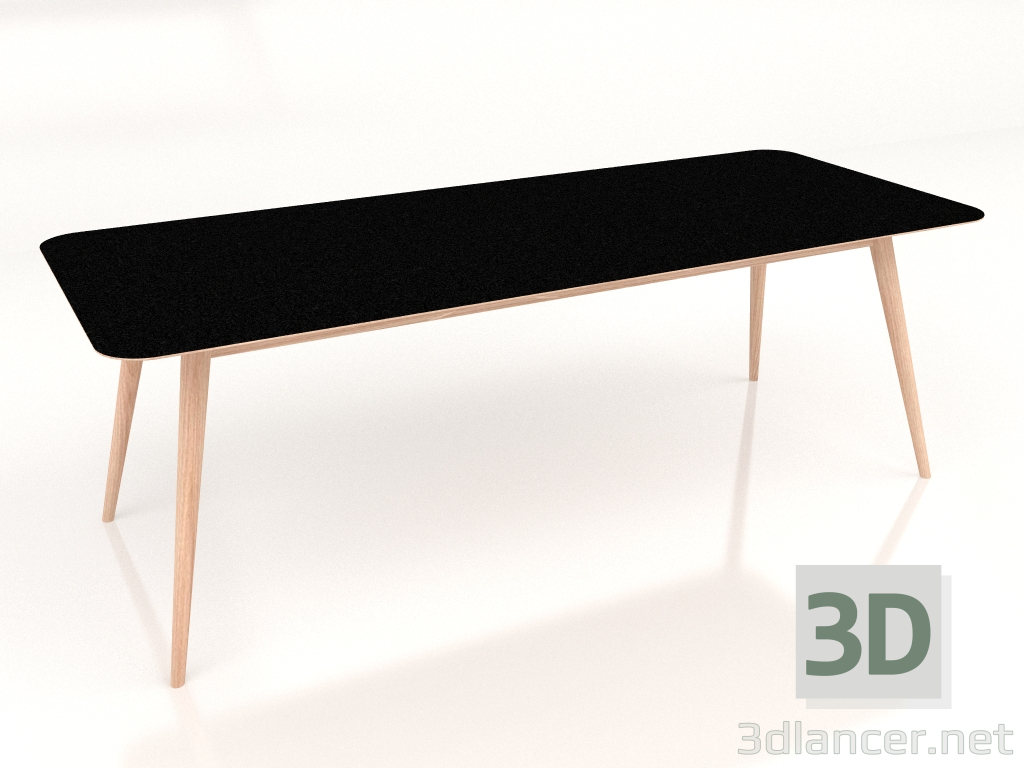 3d model Mesa de comedor Stafa 220 (Nero) - vista previa