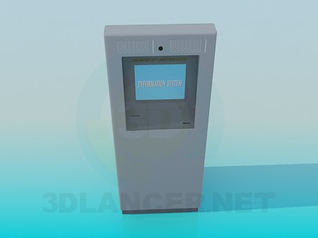 3d model ATM - preview