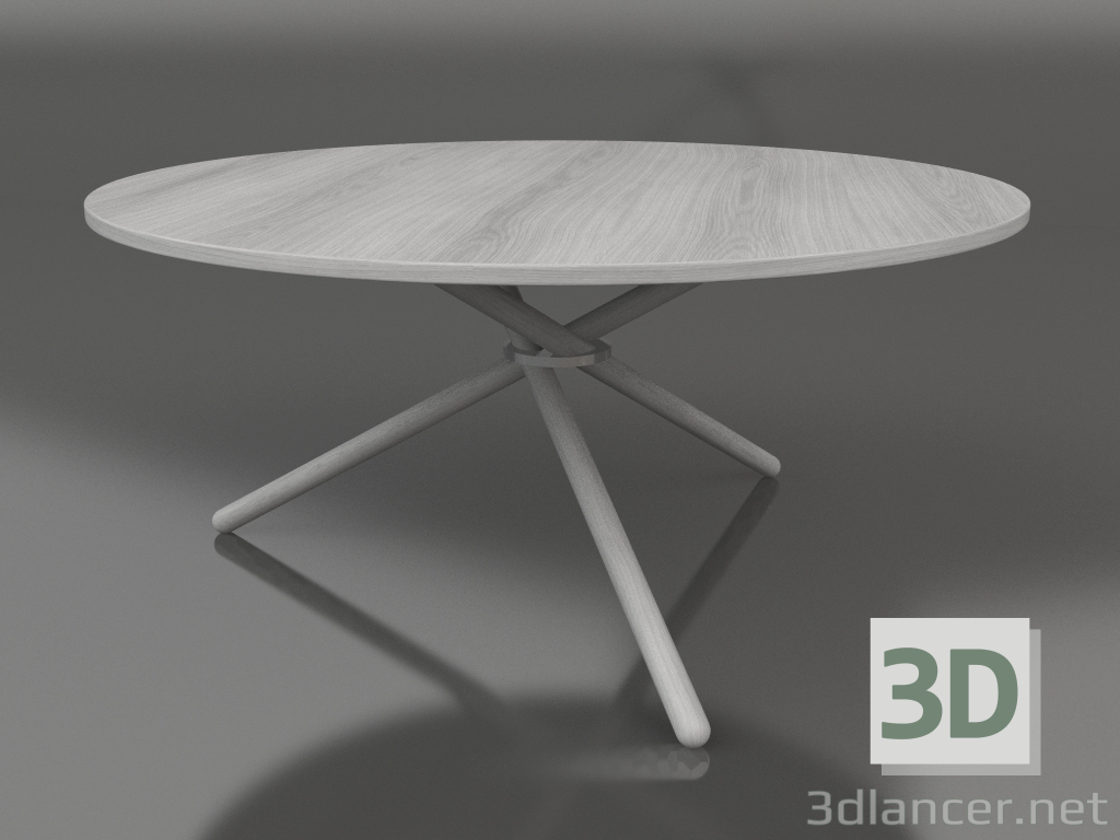 modèle 3D Table basse Edda (Chêne Blanc, Chêne Blanc) - preview