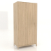 modello 3D Armadio FARGO 1050x600x2200 mm (rovere schiarito) - anteprima