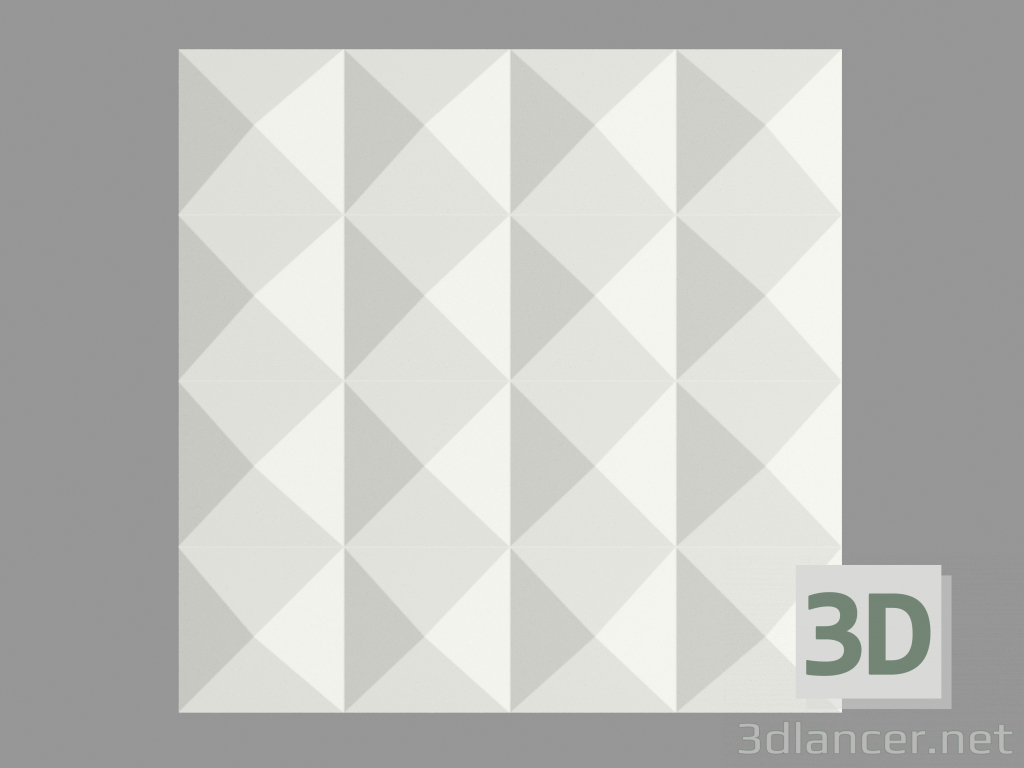 modello 3D Pannello 3D (№2) - anteprima