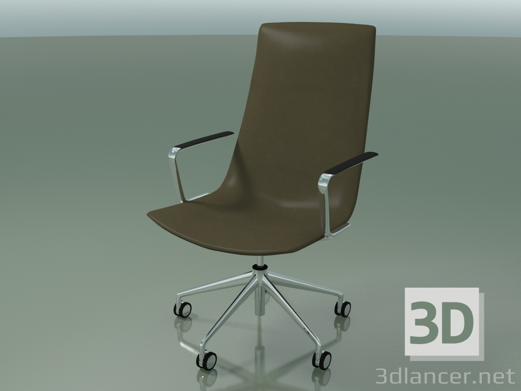 3d model Silla de oficina 2114CI (5 ruedas, con reposabrazos) - vista previa