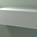 modello 3D Scatola doppia (8AUFBВ03, Glacier White C01, HPL P02, L 144, P 50, H 48 cm) - anteprima