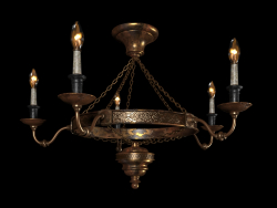 Old chandelier