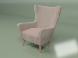 Fauteuil Elsa (rose poudré)