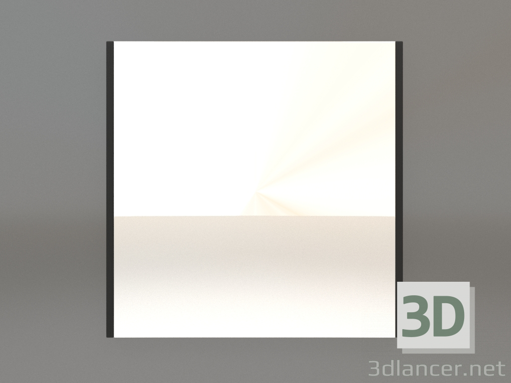 3d model Espejo ZL 01 (400х400, madera negra) - vista previa