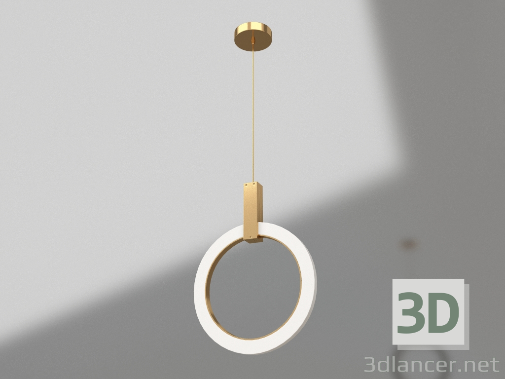 3d model Colgante Azalea bronce d30 (08430-30.20) - vista previa