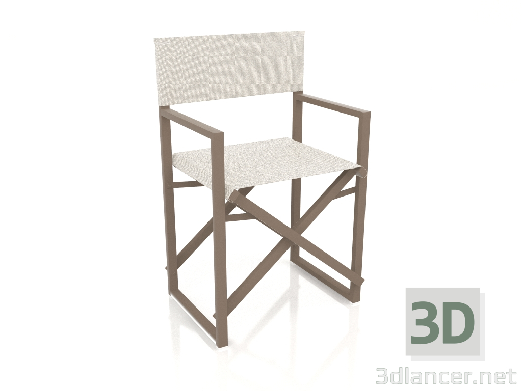 3d model Silla plegable (Bronce) - vista previa