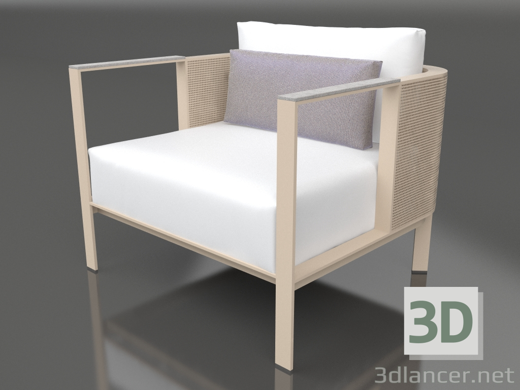 modèle 3D Chaise (Sable) - preview