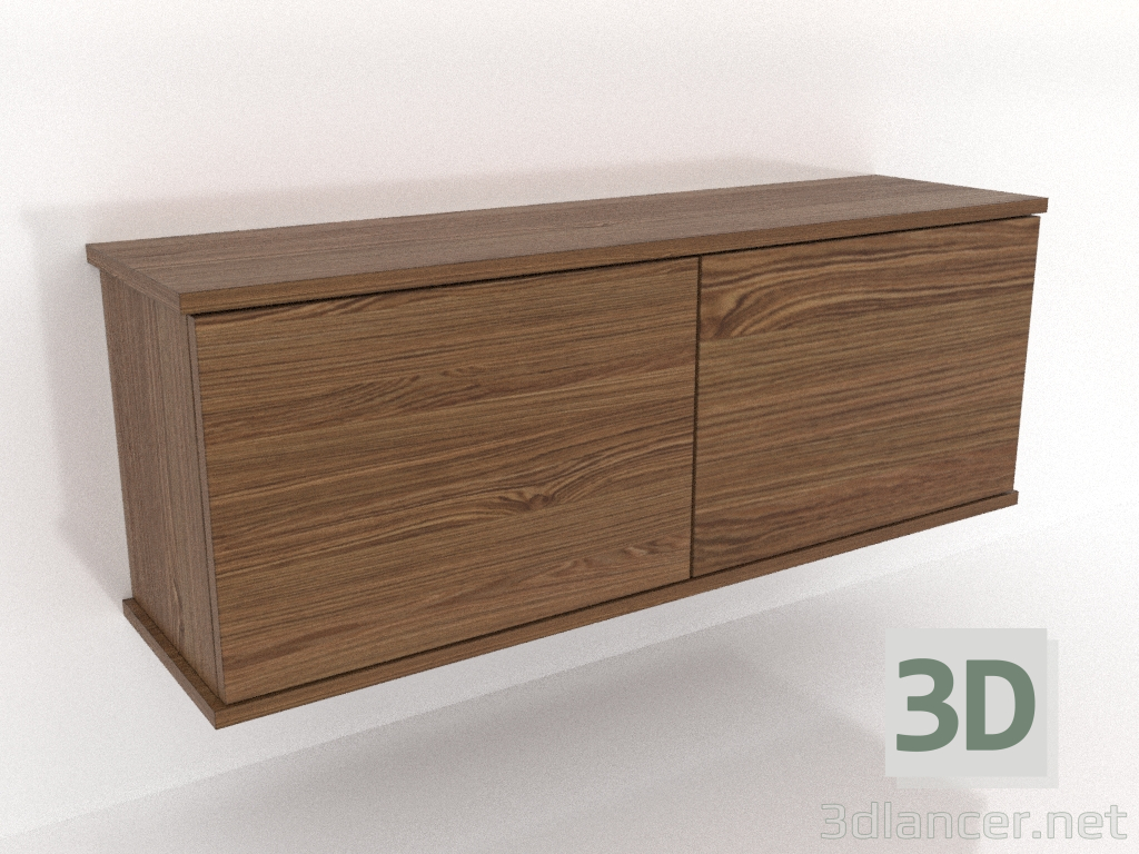 modello 3D Mensola sospesa SHELF 1000 mm (noce chiaro) - anteprima modello 3D Mensola sospesa SHELF 1000 mm (noce chiaro) - anteprima