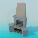 3d model Chimenea - vista previa