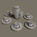 modèle 3D Cafetière pour six personnes - preview