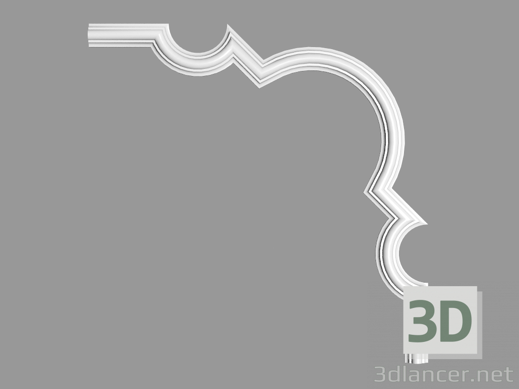 3d model Molding corner (UM 010) - preview