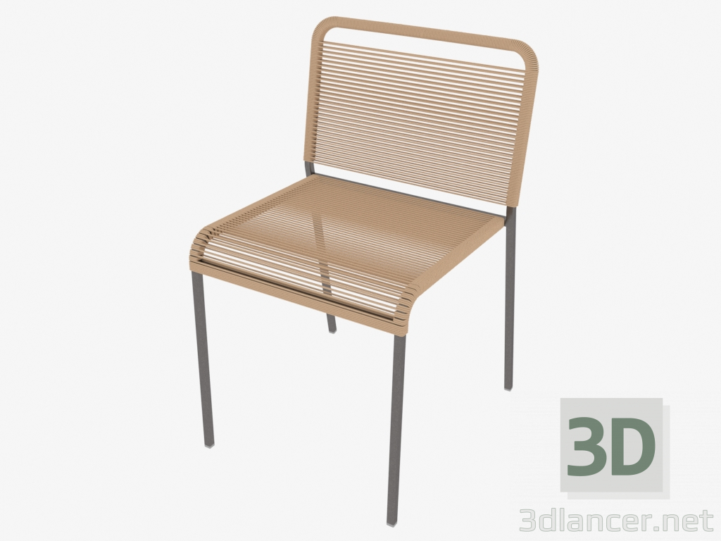 3D modeli Sandalye sokağı ARIA (S42) - önizleme