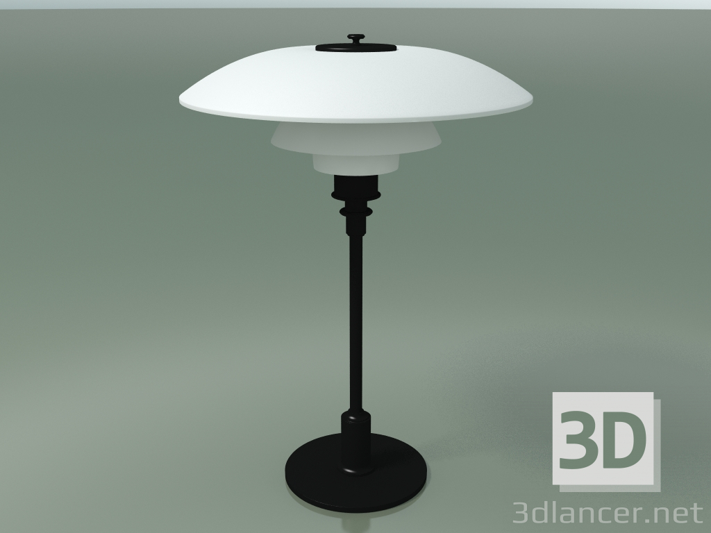 3d model Table lamp PH 3½-2½ TABLE (60W E14, BLK PVD GLASS) - preview