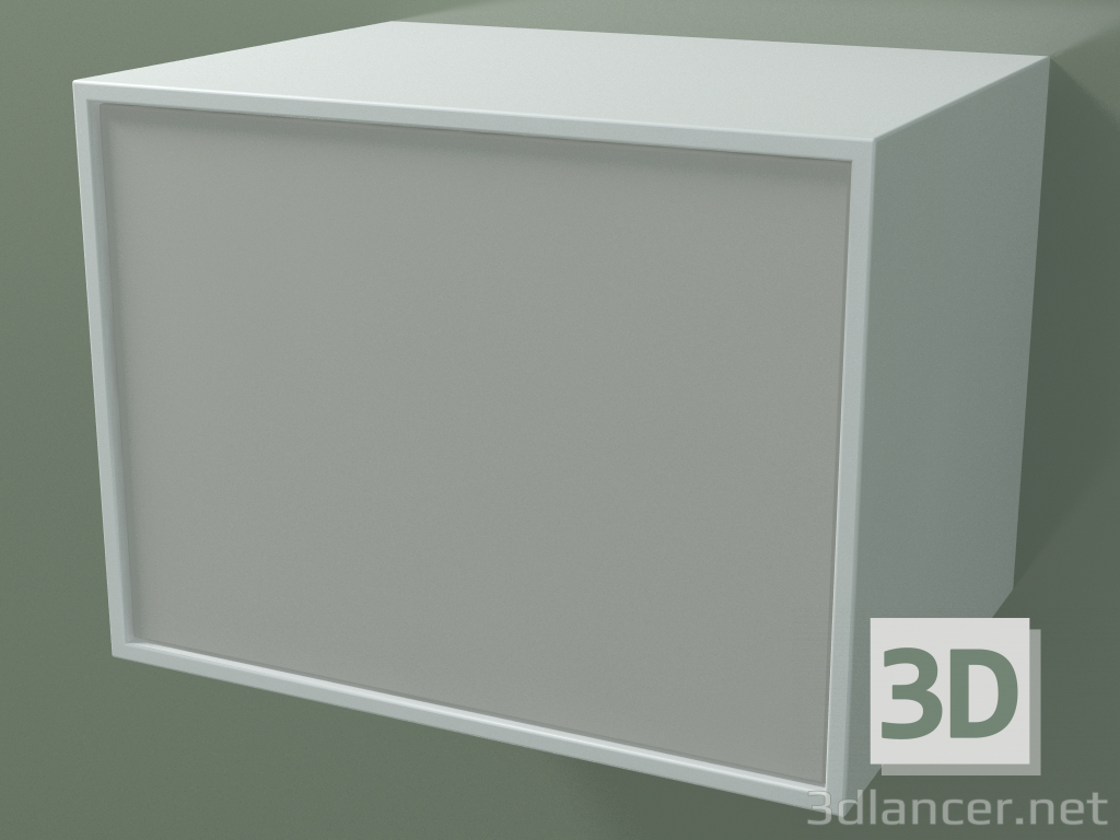 3D Modell Box (8AUABA01, Gletscherweiß C01, HPL P02, L 48, P 36, H 36 cm) - Vorschau