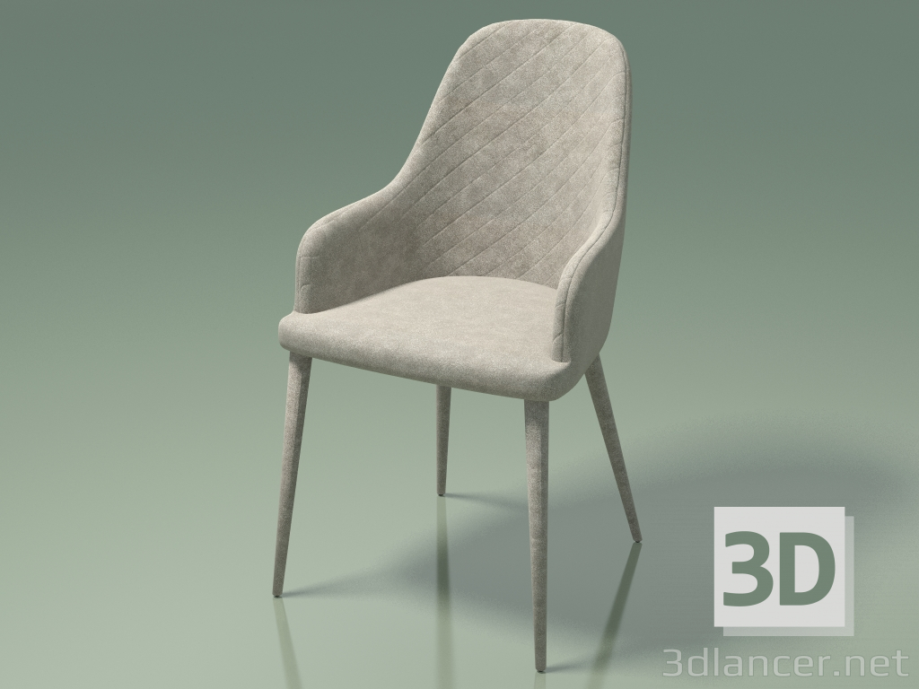 3d model Silla de comedor Elizabeth (111030, beige) - vista previa