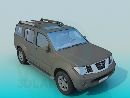 modello 3D Nissan Pathfinde - anteprima