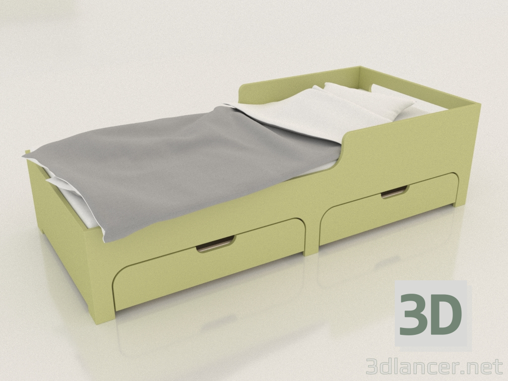 modello 3D Letto MODE CR (BDDCR1) - anteprima