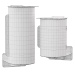 3d TreCe Bird wall-mounted waste bin model buy - render