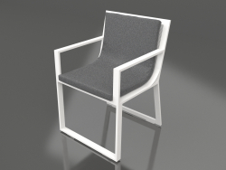 Chaise de salle à manger (Blanc)