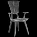 3d Grand Lily Armchair model buy - render