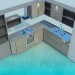 modello 3D Cucina High Poly - anteprima