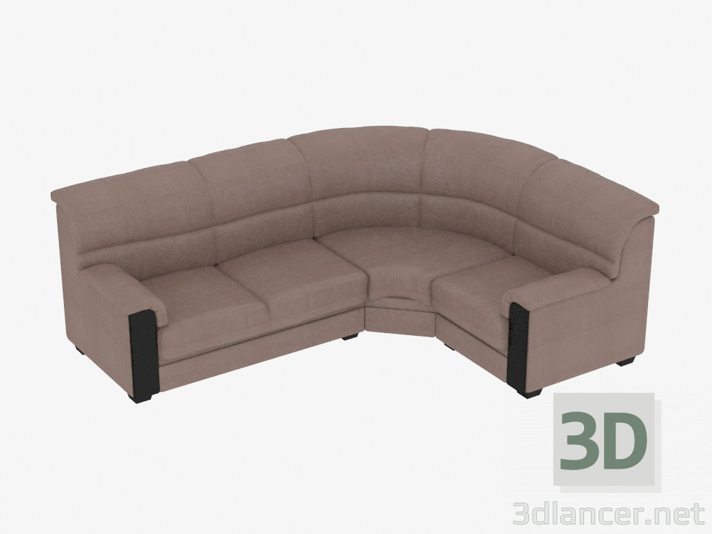 3D Modell Modulare Ecksofa - Vorschau