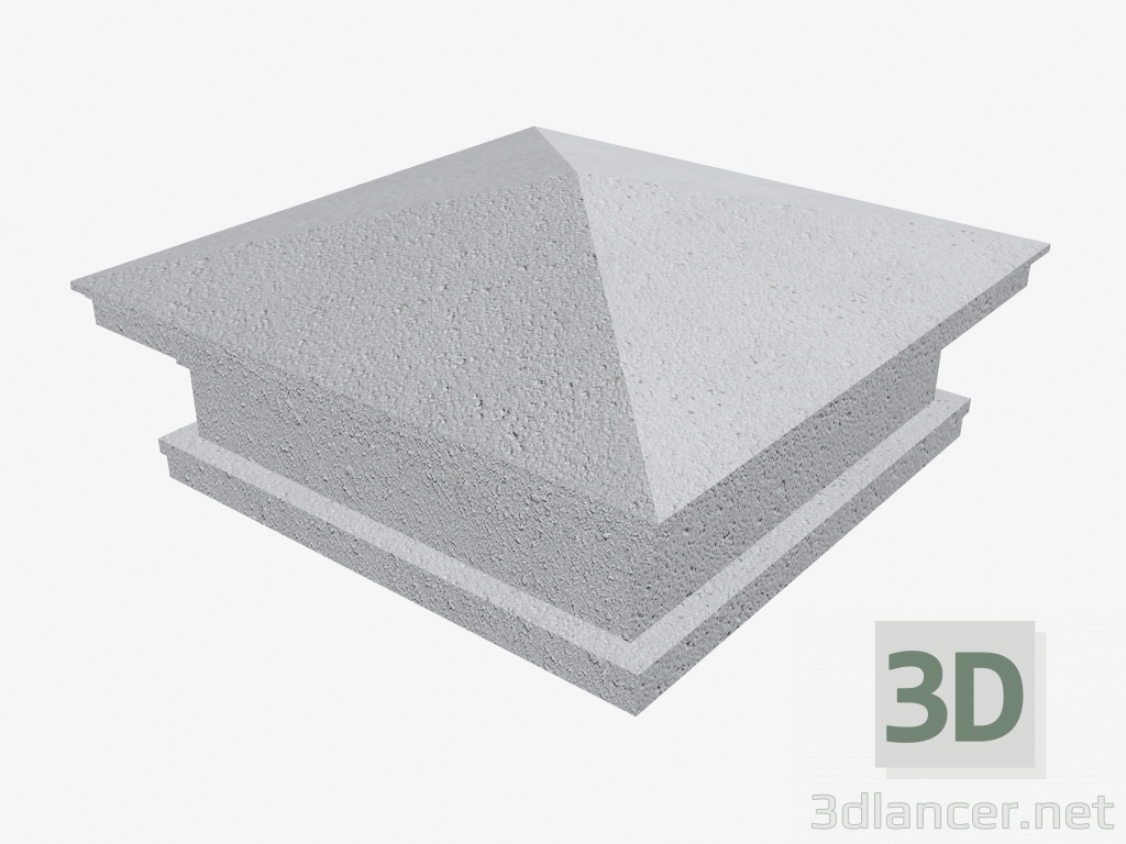 Modelo 3d Cobertura no pilar (LK72SB) - preview