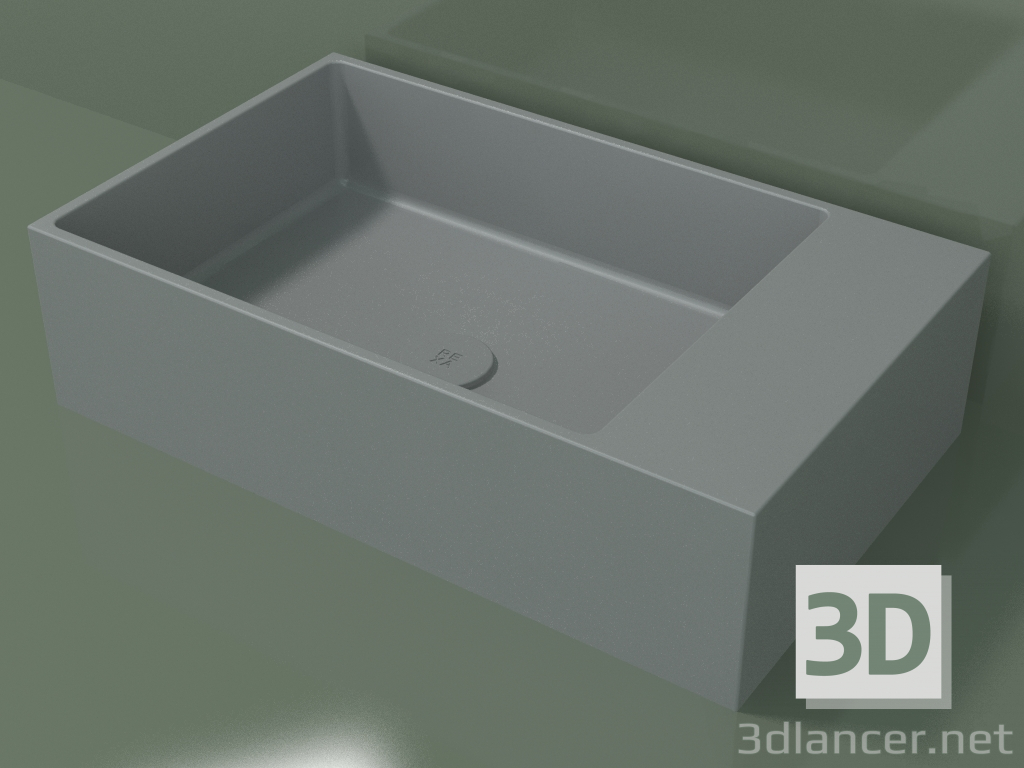 3d model Lavabo sobre encimera (01UN31102, Silver Grey C35, L 60, P 36, H 16 cm) - vista previa