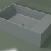 modello 3D Lavabo da appoggio (01UN31102, Silver Grey C35, L 60, P 36, H 16 cm) - anteprima