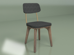 Silla utilitaria con asiento de cuero